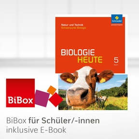 Produktabbildung zu Biologie heute SI - Aktuelle allgemeine Ausgabe für Bayern - BiBox - Das digitale Unterrichtssystem 5 - Klassenlizenz Premium (1 Schuljahr)