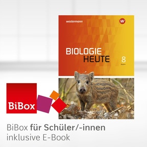 Produktabbildung zu Biologie heute SI - Aktuelle allgemeine Ausgabe für Bayern - BiBox - Das digitale Unterrichtssystem 8 - Klassenlizenz Premium (1 Schuljahr)
