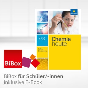 Produktabbildung zu Chemie heute SI - Aktuelle Ausgabe für Berlin und Brandenburg - BiBox - Das digitale Unterrichtssystem 7 / 8 - Klassenlizenz Premium (1 Schuljahr)