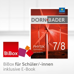 Produktabbildung zu Dorn / Bader Physik SI - Aktuelle Ausgabe für Berlin und Brandenburg - BiBox - Das digitale Unterrichtssystem 7/8 - Klassenlizenz Premium (1 Schuljahr)