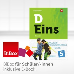 Produktabbildung zu D Eins - Deutsch - BiBox - Das digitale Unterrichtssystem 5 - Klassenlizenz Premium (1 Schuljahr)