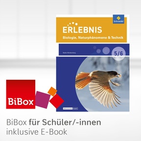 Produktabbildung zu Erlebnis Biologie, Naturphänomene & Technik - Differenzierende Ausgabe 2015 für Baden-Württemberg - BiBox - Das digitale Unterrichtssystem 5 / 6 - Klassenlizenz Premium (1 Schuljahr)