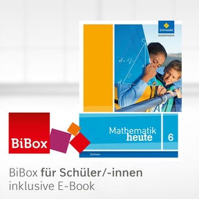 Produktabbildung zu Mathematik heute - Ausgabe 2012 für Sachsen - BiBox - Das digitale Unterrichtssystem 6 - Klassenlizenz Premium (1 Schuljahr)