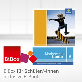Produktabbildung zu Mathematik heute - Ausgabe 2016 für Baden-Württemberg - BiBox - Das digitale Unterrichtssystem 6 - Klassenlizenz Premium (1 Schuljahr)