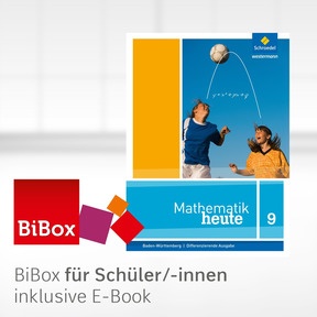 Produktabbildung zu Mathematik heute - Ausgabe 2016 für Baden-Württemberg - BiBox - Das digitale Unterrichtssystem 9 - Klassenlizenz Premium (1 Schuljahr)
