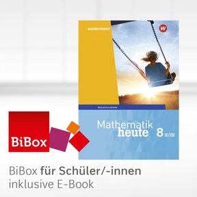 Produktabbildung zu Mathematik heute - Ausgabe 2017 für Bayern - BiBox - Das digitale Unterrichtssystem 8 WPF II/III - Klassenlizenz Premium (1 Schuljahr)