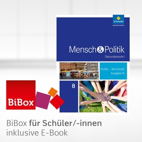 Produktabbildung zu Mensch und Politik SI - Ausgabe 2015 für Niedersachsen, Hamburg und Schleswig-Holstein - BiBox - Das digitale Unterrichtssystem 8 - Klassenlizenz Premium (1 Schuljahr)