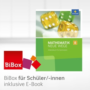 Produktabbildung zu Mathematik Neue Wege SI - Ausgabe 2013 für Nordrhein-Westfalen, Hamburg und Bremen G8 - BiBox - Das digitale Unterrichtssystem 8 - Klassenlizenz Premium (1 Schuljahr)