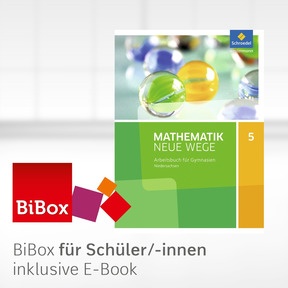 Produktabbildung zu Mathematik Neue Wege SI - Ausgabe 2015 für Niedersachsen G9 - BiBox - Das digitale Unterrichtssystem 5 - Klassenlizenz Premium (1 Schuljahr)