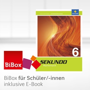 Produktabbildung zu Sekundo - Aktuelle Ausgabe für Baden-Württemberg - BiBox - Das digitale Unterrichtssystem 6 - Klassenlizenz Premium (1 Schuljahr)