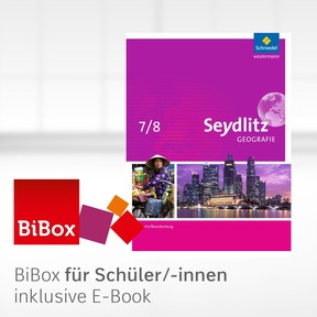 Produktabbildung zu Seydlitz Geografie - Auslaufende Ausgabe für Berlin und Brandenburg - BiBox - Das digitale Unterrichtssystem 7 / 8 - Klassenlizenz Premium (1 Schuljahr)