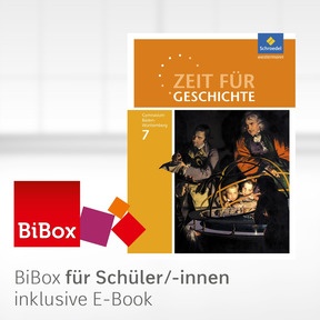 Produktabbildung zu Zeit für Geschichte - Ausgabe 2016 für Gymnasien in Baden-Württemberg - BiBox - Das digitale Unterrichtssystem 7 - Klassenlizenz Premium (1 Schuljahr)