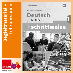 Produktabbildung zu Deutsch für BHS - schrittweise, Lösungen - BiBox - Lösungen
