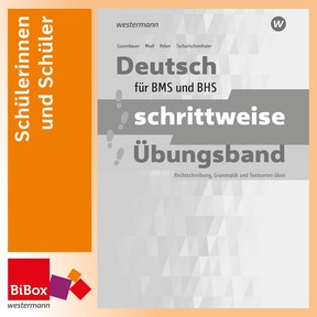 Produktabbildung zu Deutsch für BMS und BHS – schrittweise. Übungsband, Lösungen - BiBox - Lösungen