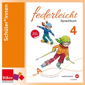 Produktabbildung zu federleicht 4 Sprachbuch, neuer Lehrplan - BiBox - Ihr digitales Unterrichtspaket - Einzellizenz für Schüler*innen