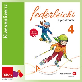Produktabbildung zu federleicht 4 Sprachbuch, neuer Lehrplan - BiBox - Ihr digitales Unterrichtspaket - Klassenlizenz