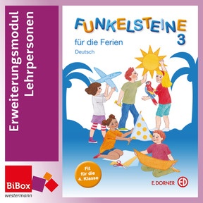 Produktabbildung zu FUNKELSTEINE 3 für die Ferien - Deutsch, Fit für die 4. Klasse - BiBox - Erweiterungsmodul