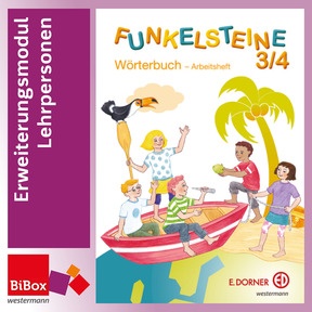 Produktabbildung zu Funkelsteine Wörterbuch, Arbeitsheft 3/4 - BiBox - Erweiterungsmodul