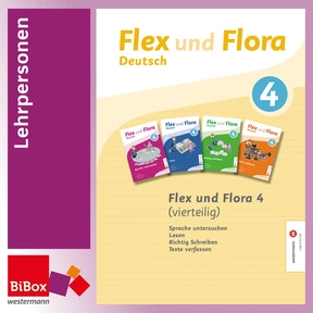 Produktabbildung zu Flex und Flora 4, Material für Lehrpersonen - BiBox - Ihr digitales Unterrichtspaket - Einzellizenz für Lehrpersonen