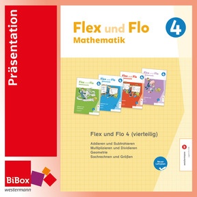 Produktabbildung zu Flex und Flo 4 (vierteilig), neuer Lehrplan - BiBox - Ihr digitales Unterrichtspaket - Präsentationslizenz