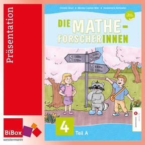 Produktabbildung zu Die Mathe-Forscher/innen 4 SB 2026, neuer Lehrplan - BiBox - Ihr digitales Unterrichtspaket - Präsentationslizenz