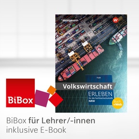 Produktabbildung zu Volkswirtschaft erleben für die Fachhochschulreife Nordrhein-Westfalen - BiBox - Das digitale Unterrichtssystem - Einzellizenz für Lehrer/-innen (Dauerlizenz) - 2. Auflage 2026