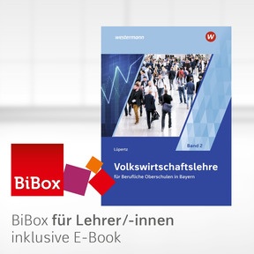 Produktabbildung zu Volkswirtschaftslehre für Berufliche Oberschulen in Bayern - BiBox - Das digitale Unterrichtssystem 2 - Kollegiumslizenz für Lehrer/-innen (1 Schuljahr) - 1. Auflage 2020