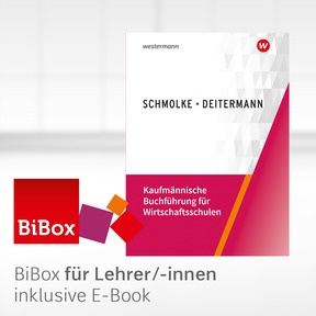 Produktabbildung zu Kaufmännische Buchführung für Wirtschaftsschulen - BiBox - Das digitale Unterrichtssystem - Kollegiumslizenz für Lehrer/-innen (1 Schuljahr) - 57. Auflage 2024