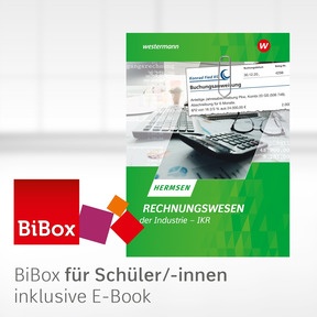 Produktabbildung zu Rechnungswesen der Industrie - IKR - BiBox - Das digitale Unterrichtssystem - Einzellizenz für Schüler/-innen (1 Jahr) - 23. Auflage 2024