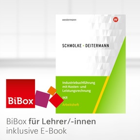 Produktabbildung zu Industriebuchführung mit Kosten- und Leistungsrechnung - IKR - BiBox - Das digitale Unterrichtssystem Arbeitsheft - Einzellizenz für Lehrer/-innen (Dauerlizenz) - 44. Auflage 2026