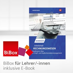 Produktabbildung zu Rechnungswesen Kaufmann / Kauffrau für Groß- und Außenhandelsmanagement - BiBox - Das digitale Unterrichtssystem Arbeitsheft - Kollegiumslizenz für Lehrer/-innen (1 Schuljahr) - 17. Auflage 2025