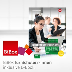 Produktabbildung zu Betriebswirtschaft erleben - Ausgabe für Höhere Handelsschulen in Nordrhein-Westfalen - BiBox - Das digitale Unterrichtssystem 2 - Einzellizenz für Schüler/-innen (1 Jahr) - 2. Auflage 2022
