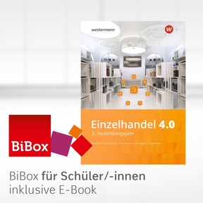 Produktabbildung zu Einzelhandel 4.0 - BiBox - Das digitale Unterrichtssystem 2. Ausbildungsjahr - Einzellizenz für Schüler/-innen (1 Jahr) - 3. Auflage 2026
