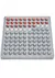 Produktabbildung zu Abaco 100 tricolor - rot-weiss