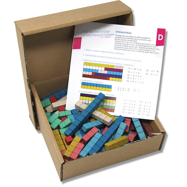 WISSNER Righello RE-Wood, 100 cm, con Stampa
