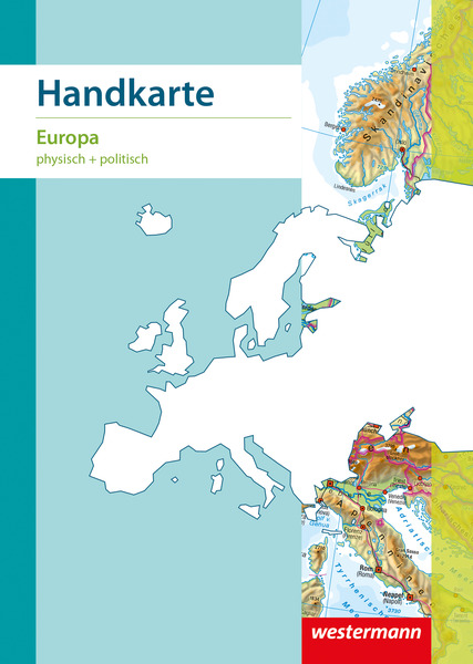 Handkarten Geographie Im Er Set Europa Physisch Politisch