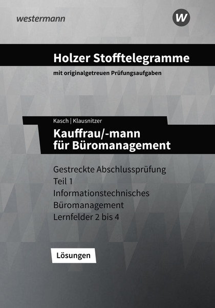 Holzer Stofftelegramme Baden-Württemberg – Kauffrau/-mann für