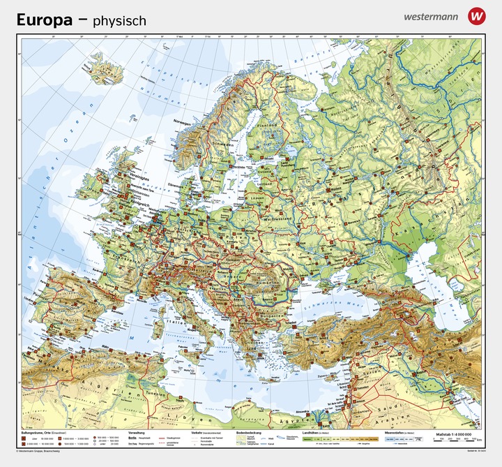 EUROPAKARTE PHYSISCH PDF